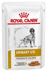 Royal Canin Veterinary Diet Canine Urinary S/O Moderate Calorie Dog Wet Food 100g