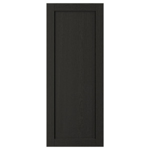 LERHYTTAN Door, black stained, 40x100 cm