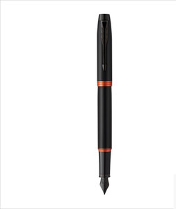 Parker IM Professionals Vibrant Ring Flame Orange Fountain Pen