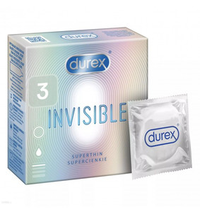 Durex Condoms Invisible A3 extra thin 3pcs