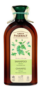 Green Pharmacy Shampoo for Normal Hair - Nettle 93% Natural Vegan 350ml