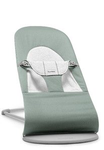 BABYBJORN Bouncer Balance Soft Light sage/Grey, Woven/Jersey