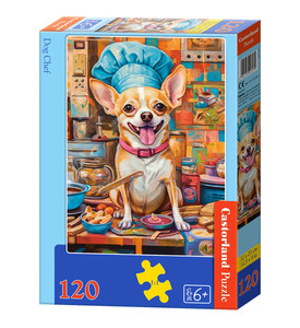 Castorland Children's Puzzle Dog Chef 120pcs 6+