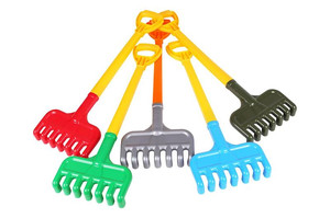 Sand Rake Toy 64cm 1pc, assorted colours