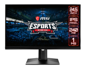 MSI 24.5" Gaming Monitor Optix FLAT/LED/FHD/NonT/black MAG251RX