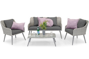 Outdoor Furniture Set MOKKA, grey