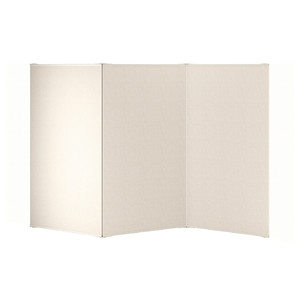 VARHAUG Room divider, beige, 242x157 cm