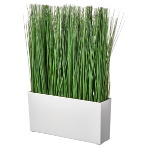 FEJKA Artificial potted plant with pot, in/outdoor grass