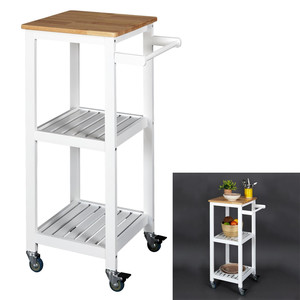 Kitchen Trolley Bish, white