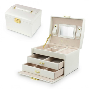 ECarla Jewellery Storage Box, off-white