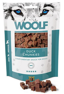 Woolf Soft Duck Chunkies Dog Snacks 100g