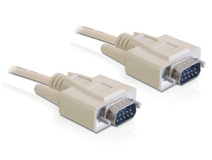 Delock Cable RS-232 serial Sub-D9, male / male 10 m