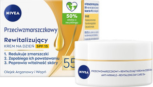 NIVEA 55+ Anti-Wrinkle Revitalizing Day Care Cream 50 ml