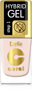 Delia Cosmetics Coral Hybrid Gel Nail Polish no. 67  11ml