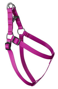 CHABA Adjstable Dog Harness Size 2 - 50cm, fuchsia