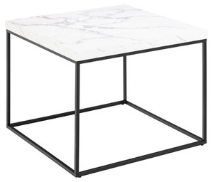 Coffee Table Barossa 60x60cm, white marble
