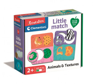 Clementoni Little Match Puzzle Animals & Textures 2+