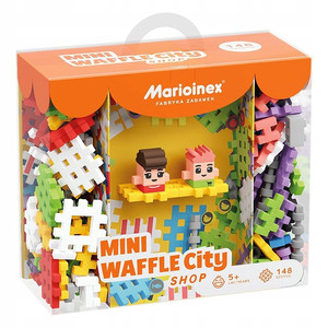 Marioinex Mini Waffle Blocks Set City Shop 148pcs 5+