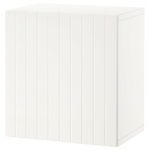 BESTÅ Shelf unit with door, white, Sutterviken white, 60x42x64 cm