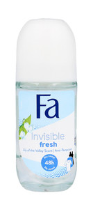 Fa Invisible Fresh 48H Roll-on Deodorant Lily Of The Valley 50ml