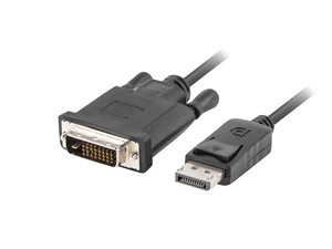 Lanberg Cable DisplayPort v1.2 DVI-D(24+1) 1.8M black
