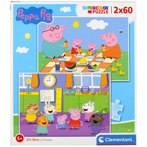 Clementoni Children's Puzzle Peppa Pig 2x60 5+