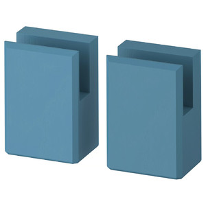 LERHYTTAN Leg for decorative plinth, blue, 8 cm