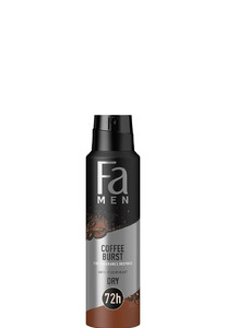 Fa Men Coffee Burst Anti-perspirant Deodorant Spray 72H 150ml