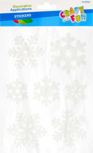 Christmas Window Decoration Snowflakes 7pcs