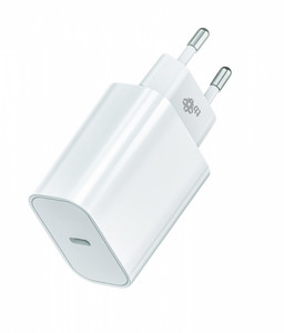 TB Universal Charger USB C 20W EU Plug, white