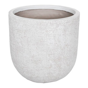 Outdoor Plant Pot Strata 39cm, white