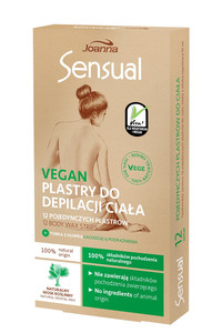 Joanna Sensual Body Wax Strips 12pcs Vegan