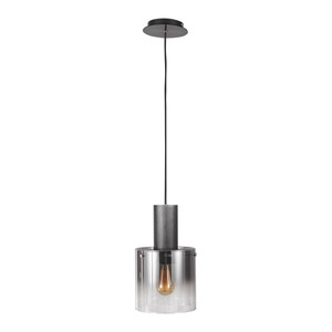 Pendant Lamp Javier 1 x 60 W E27, black/smoked