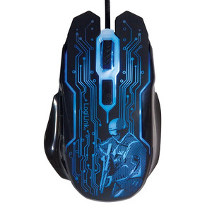LogiLink Gaming Wired Mouse USB for Gamers, 2400 DPI, black