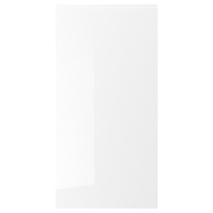 VOXTORP Door, high-gloss white, 60x120 cm