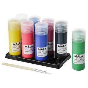 MÅLA Paint, mixed colours, 400 ml