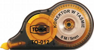 Toma Correction Tape 5mm x 8m 1pc, assorted colours