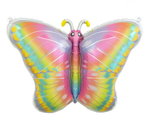 Foil Balloon Pastel Butterfly 64x53 cm