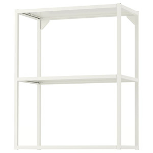 ENHET Wall fr w shelves, white, 60x30x75 cm