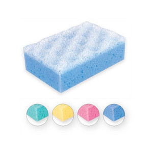 Bath Sponge Rectangle, random colours