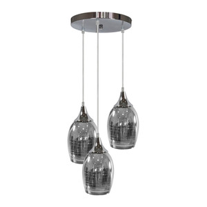 Pendant Lamp Marina 3 x 60W E27, chrome