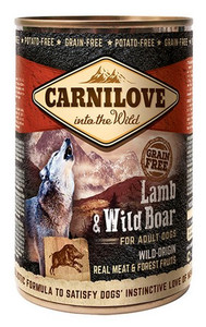 Carnilove Dog Wild Meat Lamb & Wild Boar Adult Wet Dog Food 400g