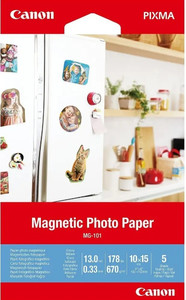 Canon Magnetic Photo Paper MG-101 4x6 5pcs 3634C002