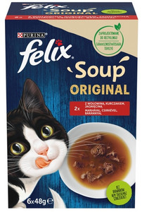 Felix Soup Original Village Soups Set for Cats 6x48g