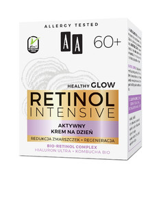 AA Retinol Intensive 60+ Active Day Cream Reduction of Wrinkles Healthy Glow Vegan 50ml