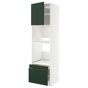 METOD / MAXIMERA Hi cab f ov/combi ov w dr/2 drwrs, 60x60x220 cm