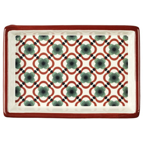 Serving Dish Tray Maroco, red