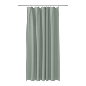 Shower Curtain GoodHome Koros 180 x 200 cm, green/grey