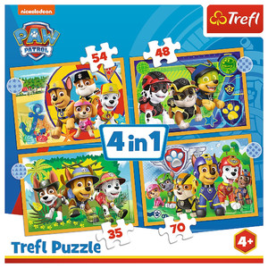 Trefl Children's Puzzle 4in1 Paw Patrol 4+