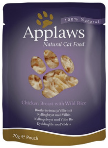 Applaws Natural Cat Food Chicken Breast with Wild Rice 70g